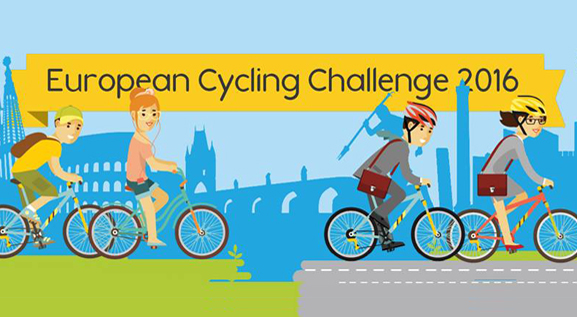 Per tutto il mese di maggio 2016 vi sarà una sfida europea in bicicletta.