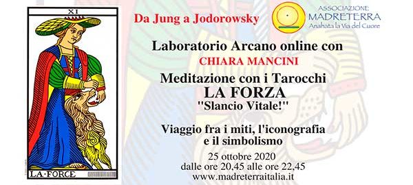 Laboratorio arcano online da jung a Jodorowsky 'la Forza' con Chiara Mancini 25 ottobre 2020